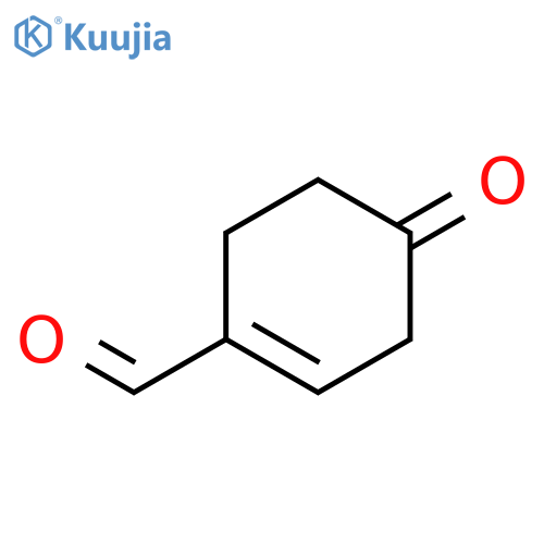1-Cyclohexene-1-carboxaldehyde, 4-oxo- structure