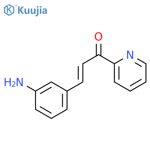 2-Propen-1-one,3-(3-aminophenyl)-1-(2-pyridinyl)- structure