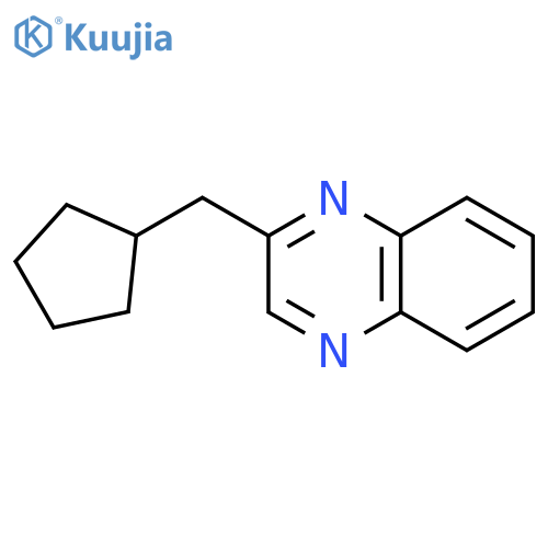 Quinoxaline, 2-(cyclopentylmethyl)- structure