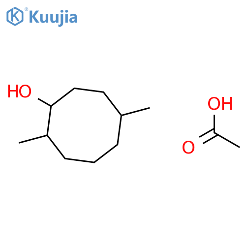 Cyclooctanol, 2,6-dimethyl-, acetate structure