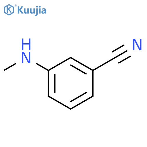 3-(Methylamino)benzonitrile structure