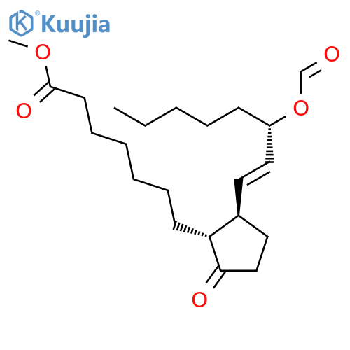 PROST-13-EN-1-OIC ACID, 15-(FORMYLOXY)-9-OXO-, METHYL ESTER, (13E,15S)- structure