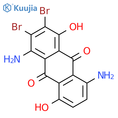 9,10-ANTHRACENEDIONE, 1,5-DIAMINODIBROMO-4,8-DIHYDROXY- structure