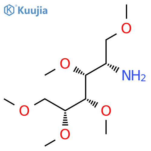 D-Glucitol, 2-amino-2-deoxy-1,3,4,5,6-penta-O-methyl- structure