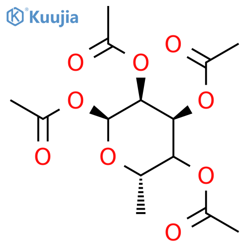 1,2,3,4-Tetra-O-acetyl-a-L-fucopyranose structure
