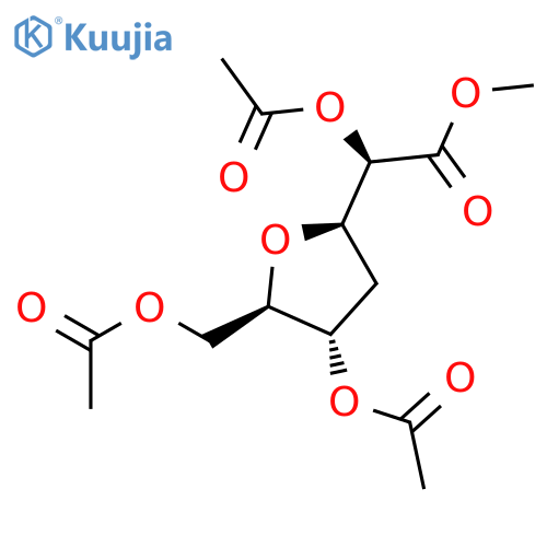 ALLO-HEPTONIC ACID, 3,6-ANHYDRO-4-DEOXY-, METHYL ESTER, TRIACETATE structure