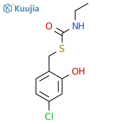 Carbamothioic acid, ethyl-, S-[(4-chloro-2-hydroxyphenyl)methyl] ester structure
