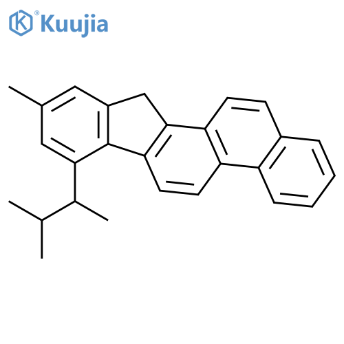 11H-INDENO[2,1-A]PHENANTHRENE, 7-(1,2-DIMETHYLPROPYL)-9-METHYL- structure
