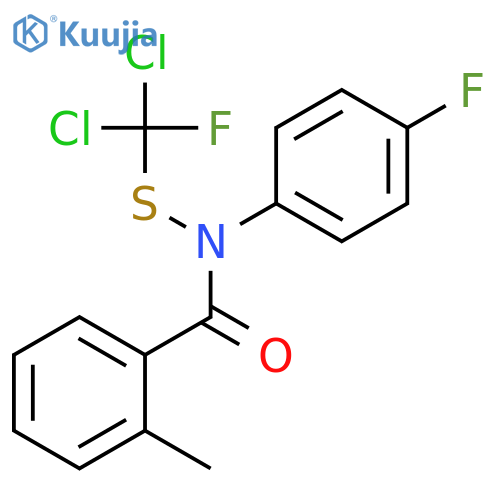 BENZAMIDE, N-[(DICHLOROFLUOROMETHYL)THIO]-N-(4-FLUOROPHENYL)-2-METHYL- structure