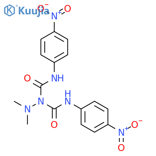 1,1-HYDRAZINEDICARBOXAMIDE, 2,2-DIMETHYL-N,N'-BIS(4-NITROPHENYL)- structure