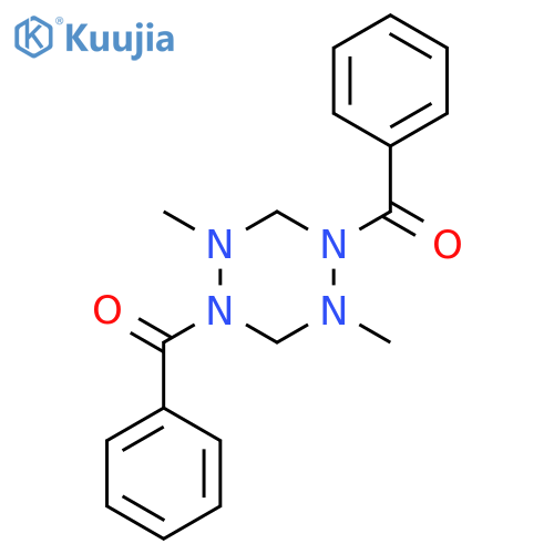1,2,4,5-Tetrazine, 1,4-dibenzoylhexahydro-2,5-dimethyl- structure