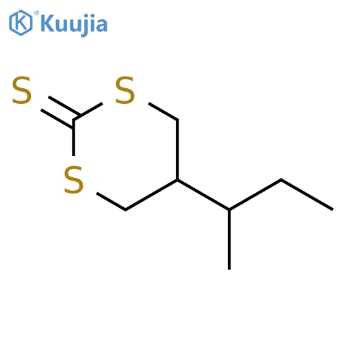 1,3-DITHIANE-2-THIONE, 5-(1-METHYLPROPYL)- structure