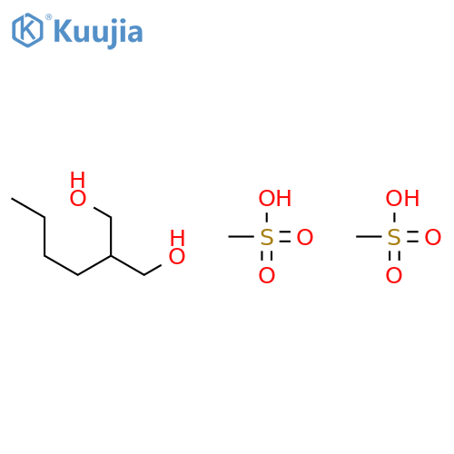 1,3-PROPANEDIOL, 2-BUTYL-, DIMETHANESULFONATE structure