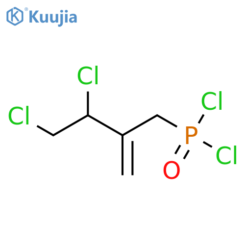 PHOSPHONIC DICHLORIDE, (3,4-DICHLORO-2-METHYLENEBUTYL)- structure