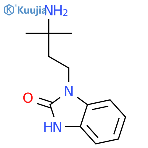 2H-Benzimidazol-2-one, 1-(3-amino-3-methylbutyl)-1,3-dihydro- structure