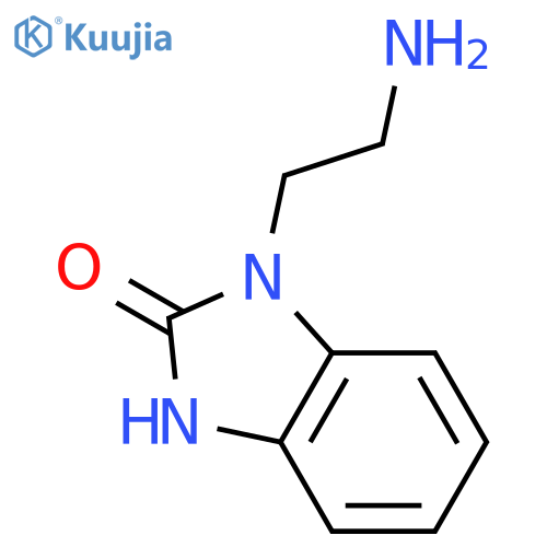 1-(2-aminoethyl)-2,3-dihydro-1H-1,3-benzodiazol-2-one structure