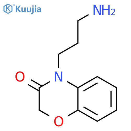 4-(3-aminopropyl)-3,4-dihydro-2H-1,4-benzoxazin-3-one structure