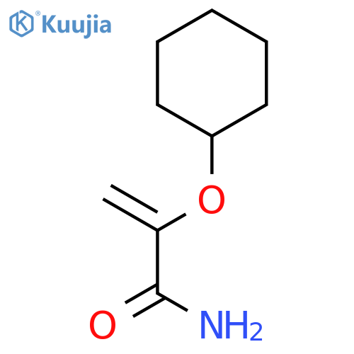 2-PROPENAMIDE, 2-(CYCLOHEXYLOXY)- structure