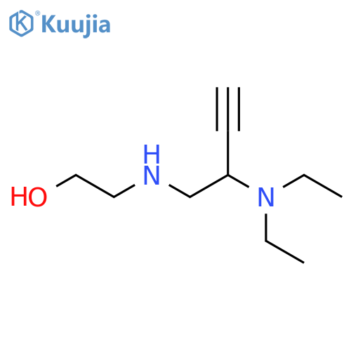 Ethanol, 2-[[2-(diethylamino)-3-butynyl]amino]- structure
