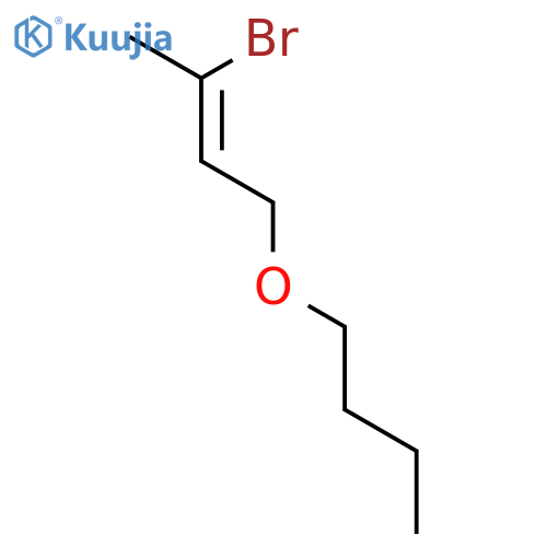 2-BUTENE, 3-BROMO-1-BUTOXY-, (Z)- structure