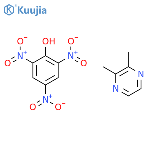 Pyrazine, 2,3-dimethyl-, compd. with 2,4,6-trinitrophenol structure