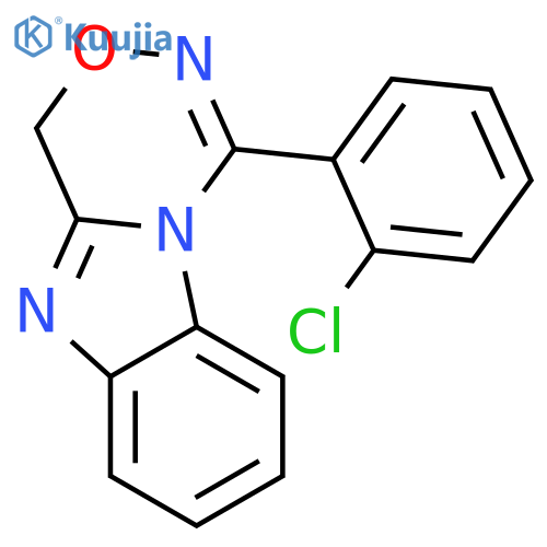 1H-[1,2,4]OXADIAZINO[4,5-A]BENZIMIDAZOLE, 4-(2-CHLOROPHENYL)- structure