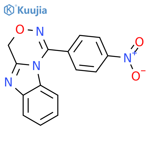 1H-[1,2,4]OXADIAZINO[4,5-A]BENZIMIDAZOLE, 4-(4-NITROPHENYL)- structure