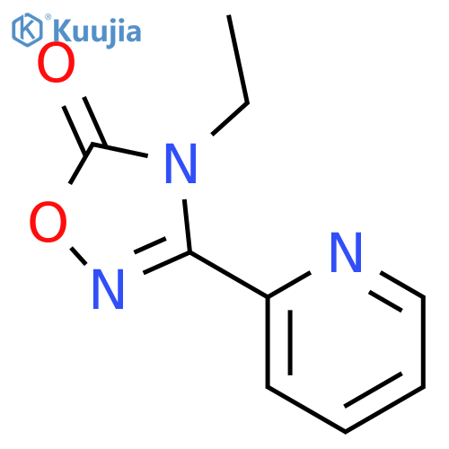 1,2,4-Oxadiazol-5(4H)-one, 4-ethyl-3-(2-pyridinyl)- structure