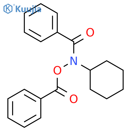 Benzamide, N-(benzoyloxy)-N-cyclohexyl- structure