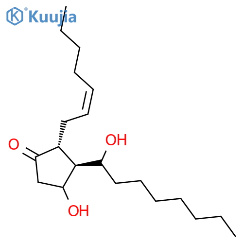 Prost-5-en-9-one, 11,13-dihydroxy-, (5Z)- structure