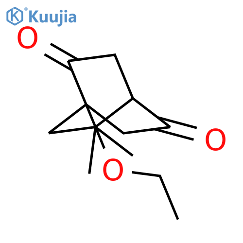 BICYCLO[2.2.2]OCTANE-2,5-DIONE, 1-ETHOXY-8,8-DIMETHYL- structure