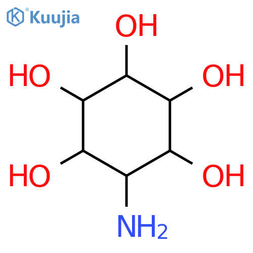 D-myo-Inositol,1-amino-1-deoxy- (9CI) structure