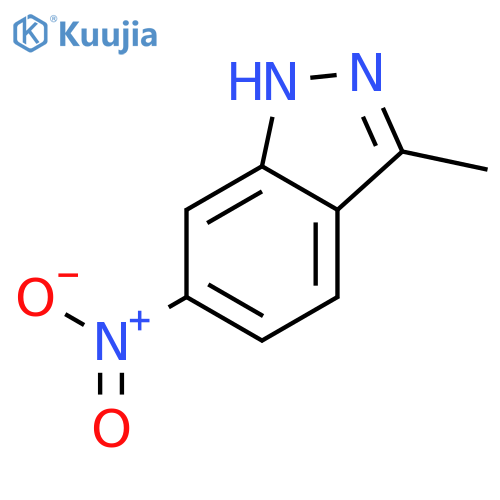 3-Methyl-6-nitro-1H-indazole structure