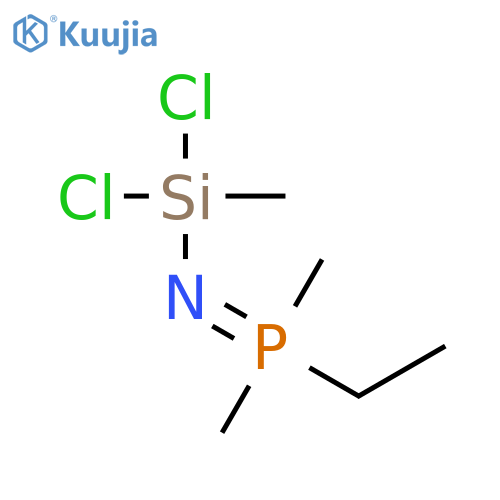 Silanamine, 1,1-dichloro-N-(ethyldimethylphosphoranylidene)-1-methyl- structure