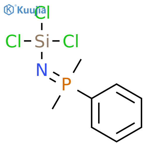 SILANAMINE, 1,1,1-TRICHLORO-N-(DIMETHYLPHENYLPHOSPHORANYLIDENE)- structure