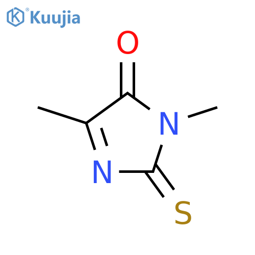 4H-Imidazol-4-one,2,3-dihydro-3,5-dimethyl-2-thioxo- structure
