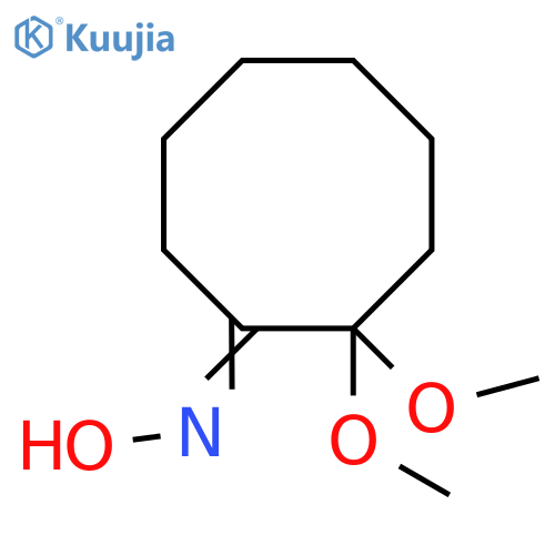 N-(2,2-dimethoxycyclooctylidene)hydroxylamine structure