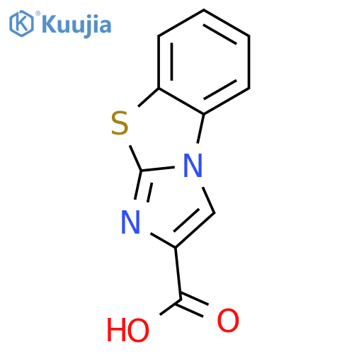 Imidazo2,1-b1,3benzothiazole-2-carboxylic Acid structure