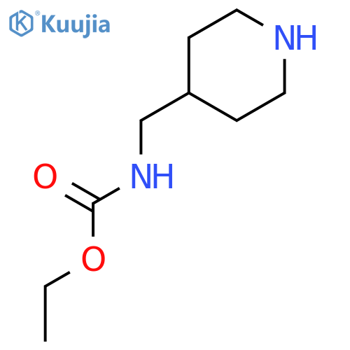 CarbaMic acid, (4-piperidinylMethyl)-, ethyl ester structure