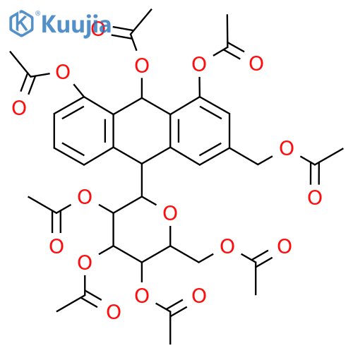 Aloin Peracetate structure