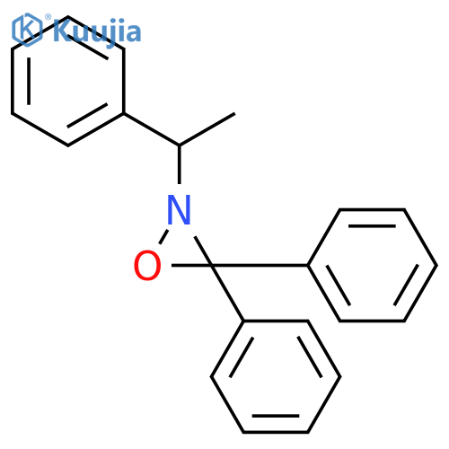 Oxaziridine,3,3-diphenyl-2-(1-phenylethyl)-, [R-(R*,S*)]- (9CI) structure