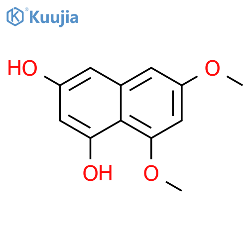 6,8-Dimethoxynaphthalene-1,3-diol structure