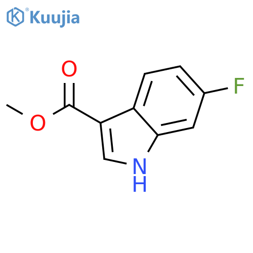 Methyl 6-fluoro-1H-indole-3-carboxylate structure