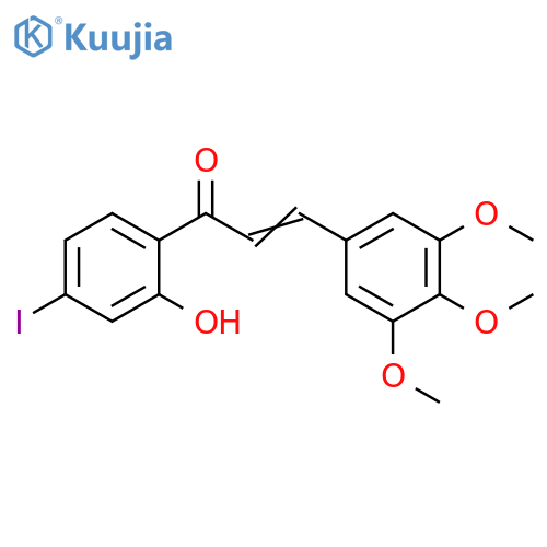 2-Propen-1-one, 1-(2-hydroxy-4-iodophenyl)-3-(3,4,5-trimethoxyphenyl)- structure