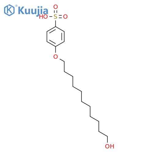 Benzenesulfonic acid, 4-[(11-hydroxyundecyl)oxy]- structure