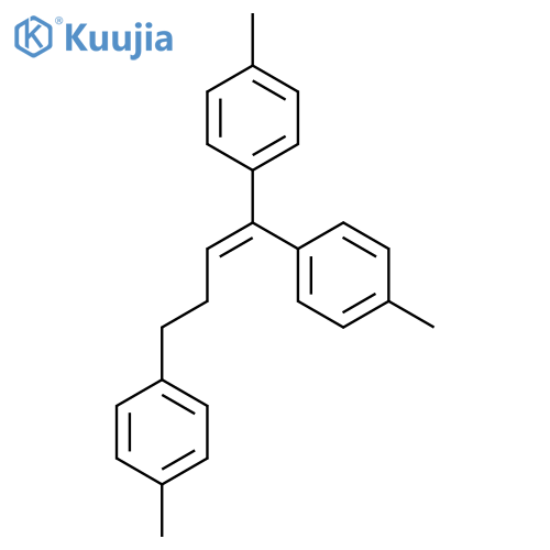 Benzene, 1,1'-[4-(4-methylphenyl)-1-butenylidene]bis[4-methyl- structure