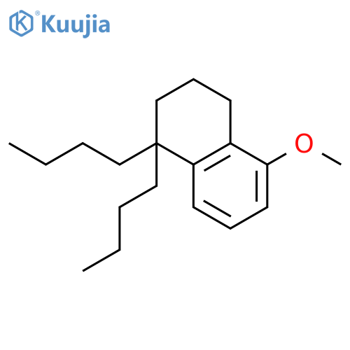 Naphthalene, 1,1-dibutyl-1,2,3,4-tetrahydro-5-methoxy- structure