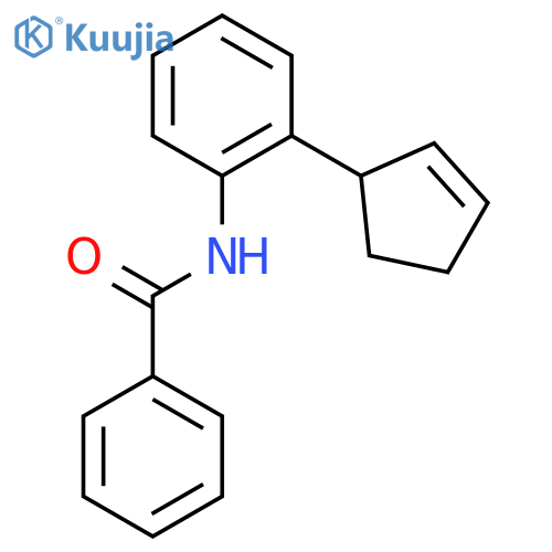 Benzamide, N-[2-(2-cyclopenten-1-yl)phenyl]- structure