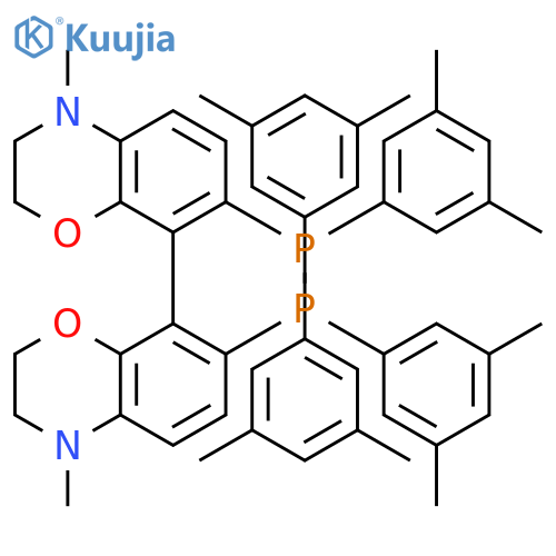8,8'-Bi-2H-1,4-benzoxazine,7,7'-bis[bis(3,5-dimethylphenyl)phosphino]-3,3',4,4'-tetrahydro-4,4'-dimethyl-,(8S)- structure