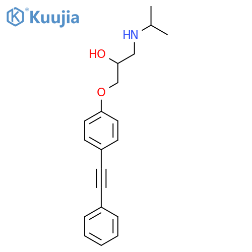 2-PROPANOL, 1-[(1-METHYLETHYL)AMINO]-3-[4-(PHENYLETHYNYL)PHENOXY]- structure